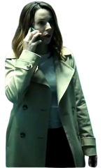 Kayla Craig Cross Beige Trench Coat - Image 4